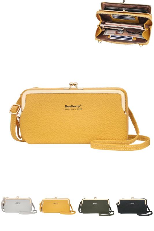 [LeafIn] レディース 財布 斜めがけ 携帯ポーチ 軽量 スマホショルダー ショルダーバッグ お財布ポシェ..