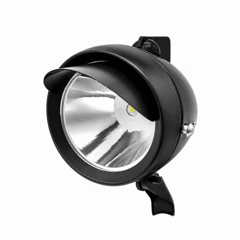 NOTRE 自転車 ライト レトロ LED フロントライト 砲弾ライト 電池式 高輝度LED 点...