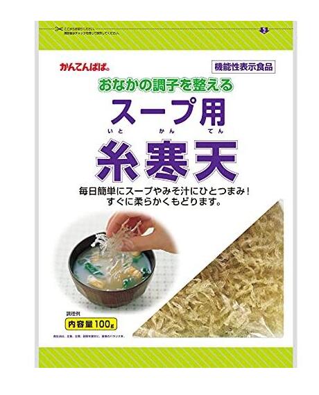 伊那寒天 かんてんぱぱ スープ用糸寒天100g×6袋 伊那食品 機能性表示食品 2