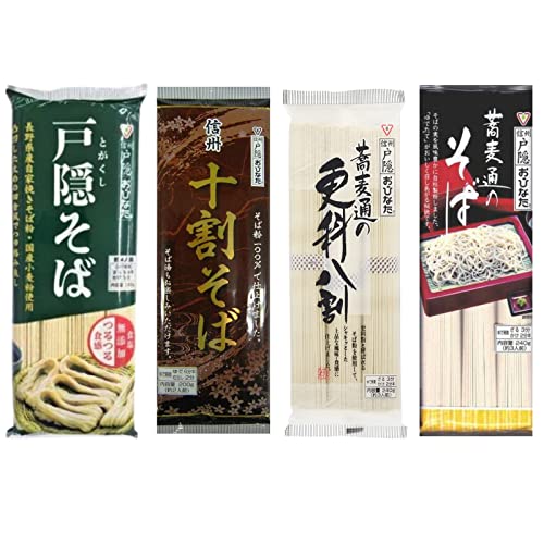 おびなた そば セット 戸隠そば ×3袋 十割そば 200g×3袋 蕎麦通の更科八割 240g×3袋 蕎麦通のそば 240g×2袋 乾麺 蕎麦 長野 信州 戸隠 乾めん 麺類 そば 信州そば 信州蕎麦 ながの 国産 お歳暮 御歳暮 御中元 お中元 お返し グルテンフリー 無塩 減塩 食塩不使用