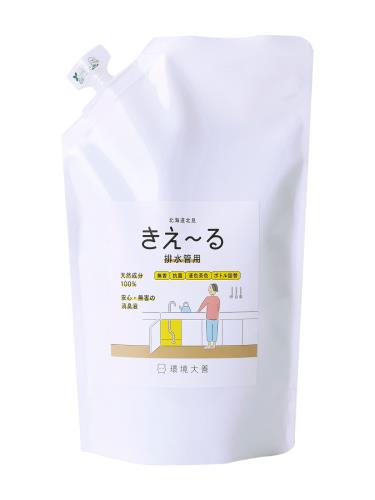 環境ダイゼン スプレー消臭・芳香剤 きえーるH 排水管用 詰替 1L 日本製 H-KH-1LT