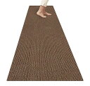日本製 撥水 消臭 洗える Sanko サンコー キッチンマット ずれない 台所マット ロング 60×240cm ブラウン カーペットタイプ おくだけ吸着 KL...