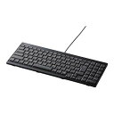 バッファロー BUFFALO USB接続 有線スリムキーボード ブラッ...(2)