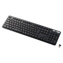 エレコム ワイヤレスキーボード TK-FDM110TKBK 薄型 メン...(2)