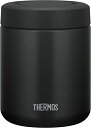 サーモス 真空断熱スープジャー 400ml ブラック スタンダードモデル 保温保冷 お手入れ簡単 口当たりがやさしい丸口設計 JBR-401 BK