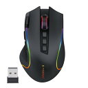 e元素2.4Gワイヤレスゲーミングマウス RGBバックライト付き 9つ...(2)