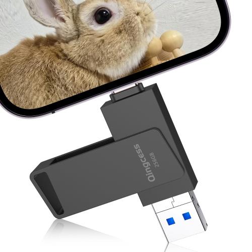 「専用アプリ必要なし、初心者向け」usbメモリ 256gb iphon...(2)
