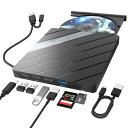 Alxum 8 in 1 CD DVDドライブ 外付け-USB3.0 ...(2)