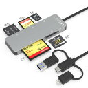6 in 3 SDカードリーダー iPhone/USB-C 3.1/U...(2)