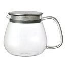 KINTO (キントー) UNITEA ワンタッチティーポット 460ml 耐熱ガラス ギフト プレゼント 8335