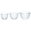 HARIO(ハリオ) 耐熱ガラス製ボウル 3個セット 900ml/1500ml/2200ml ミキシングボウル 調理用 ボール プレゼント ギフト 贈り物 MX...