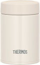 小容量モデル サーモス 真空断熱スープジャー 200ml アイボリー コンパクトサイズ 保温保冷 お手入れ簡単 口当たりがやさしい丸口設計 JBZ-201 IV