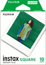 instax 富士フイルム(FUJIFILM) スクエアフォーマットフィルム 10枚入 instax SQUARE INSTAX SQUARE WW 1