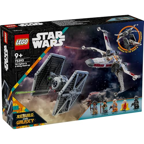 レゴ(LEGO) スター・ウォーズ タイ・ファイターとXウィング おもちゃ 玩具 誕生日 プレゼント ブロック 男の子 女の子 子供 9歳 10歳 11歳 小学生 宇宙 75393