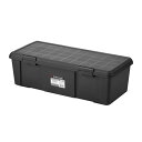 アイリスオーヤマ 収納ボックス 収納ケース 68L RVBOX 屋外収納 コンテナ アウトドア 幅90×奥行40×高さ28cm RV900D チャコールグレー