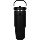 STANLEY(スタンレー) アイスフローフリップストロー2.0 ブラック2.0 真空タンブラー 0.88L 水筒 保冷 ステンレスボトル ウォーターボトル スポーツ アウトドア 保証 (日本正規品)
