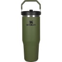 STANLEY(スタンレー) アイスフローフリップストロー2.0 ドライパイン 真空タンブラー 0.88L 水筒 保冷 ステンレスボトル ウォーターボトル スポーツ アウトドア 保証 (日本正規品)