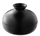 山崎実業(Yamazaki) 蚊取りポット ブラック 約W16×D16×H12cm 蚊取り線香 収納 虫よけケース 7917