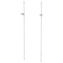 HEIAN SHINDO 室内つっぱり竿受け 1段 マットホワイト 取付高さ190~300cm 総耐荷重10kg TMH-81WH 平安伸銅工業