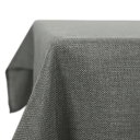 Deconovo テーブルクロス 撥水 汚れ防止 りんネット 北欧 無地 長方形 全6色 140x180CM グレー