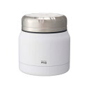 THERMO MUG (サーモマグ) thermo mug 保温ランチジャー/ミニタンク 300ml ホワイト 真空二重構造 TNK1830A