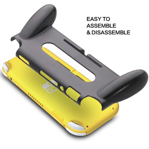 Nintendo Switch Lite用グリップケース 快適　人間工学　Nintendo Switch Lite　グリップ　Nintendo Switch Lite周辺　ブラック