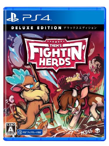 Them's Fightin' Herds: Deluxe Edition (ゼムズ ファイティン ハーズ デラックスエディション) -PS4 特典シーズン1パス※ゲーム内に実装(DLCプレイアブルキャラクター(4キャラクター)、追加パレットパック、追加ピクセルロビーアクセサリー) 同梱