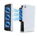 旧型PS5用放熱ファン、PMW冷却ファンはLEDライト付き/自動温度センサー/3.0 USBポートを備え、PS5 ディスク版およびデジタル版と互換性のある冷却ファン