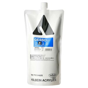 ホルベイン アクリリックメディウム AM462 900ml ジェッソ M 〈白色地塗り材 標準粒子タイプ〉 14462
