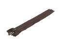 Y.K.K 玉付ファスナー 35cm 10本入 こげ茶 3GKB35-570