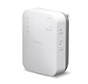 BUFFALO WiFi 無線LAN 中継機 WEX-733DHP 11ac 433+300Mbps コンセント直挿しモデル iPhoneX/iPhoneXSシリーズ メーカー動作確認済み