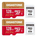 5年保証Gigastone マイクロSDカード 128GB 2個セット...(2)