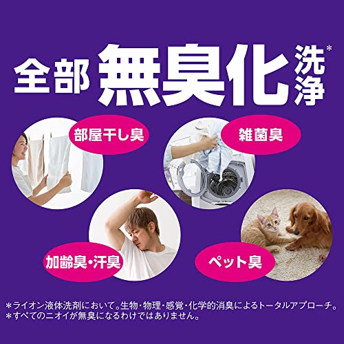 まとめ買いトップ スーパーナノックス ニオイ専用 プレミアム抗菌処方 洗剤 蛍光剤・シリコーン無添加 高濃度 洗濯洗剤 液体 詰め替え 特大900g×2個セット