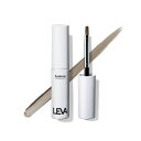 LEVA(レヴァ) アイブロウ ナチュラルブラック メンズ 皮脂・汗で落ちない ウォータープルーフ 白髪眉 毛のないところも綺麗にかける 初心者でも簡単 バレにくい 自然なパウダー仕上げ リキッドアイブロウ メンズメイク