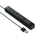 サンワサプライ USB2.0ハブ(10ポート) USB-2H1001BKN ブラック