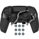 EXknight Leverback V2 PS5 背面パドル、PS5 コントローラー用 背面ボタンアタッチメント | 親指スティックにフィット(黒)