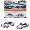 ホットウィール(Hot Wheels) プレミアム 2パック '73 BMW 3.0 CSL レースカー/BMW 320 グループ 5 3才~ HKF55