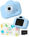 日本企業MiNIPIC ミニピク キッズカメラ トイカメラ 子供用カメラ ゲームなし スマホ転送 可能 男の子 女の子(スマホ用カードリーダー:lightnin...