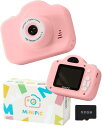 日本企業MiNIPIC ミニピク キッズカメラ トイカメラ 子供用カメラ ゲームなし スマホ転送 可能 男の子 女の子(スマホ用カードリーダー:lightnin...