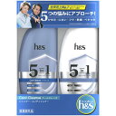 hs 5in1 シャンプー・コンディショナー セット 340g+340g クールクレンズ エイチアンドエス