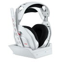 Logicool G ゲーミングヘッドセット ASTRO A50 LIGHTSPEED ワイヤレス ヘッドセット + ベースステーション A50WL-003-WH ミックスアンプ マイク付き 充電 24時間連続使用可能 軽量 363g Bluetooth ブラック PS5 PS4 Xbox PC 国内正規品 ※ 壁紙ダウンロード付き