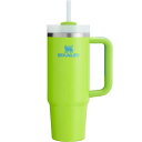 STANLEY(スタンレー) H2.0 真空クエンチャー 0.88L ブライトライム 保冷 頑丈 ストロー 水筒 夏 アウトドア 食洗機可 保証 (日本正規品)