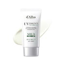 ダルバ(d'Alba) ウォータフル マイルド サンクリーム Waterfull Mild Sun Cream 50ml 日焼け止め UVカット 顔 全身用 敏感肌 低刺激 紫外線吸収剤不使用 SPF50+/PA++++ ヴィーガン 汗と水に強い ウォータープルーフ