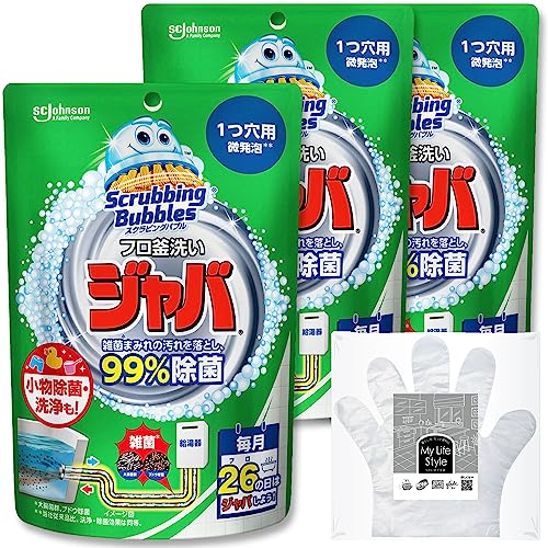 スクラビングバブル (Scrubbing Bubbles) 風呂釜洗浄剤 ジャバ 1つ穴用 160g×3個 お掃除手袋付き 浴槽 お風呂 洗剤 掃除 汚れ まとめ買い お風呂掃除 スクラビングバブル (Scrubbing Bubbles) 風呂釜洗浄剤 ジャバ 1つ穴用 160g×3個 お掃除手袋付き 浴槽 お風呂 洗剤 掃除 汚れ まとめ買い お風呂掃除