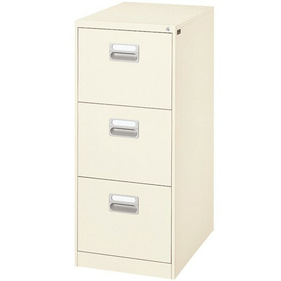 ファイリングキャビネット A4サイズ 3段 鍵付き 個人様宛配送不可【A4-3N】