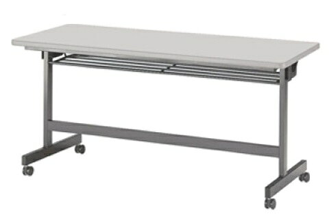 樂天商城 - 【受注生産品】スタックテーブル フラップ式会議テーブル 幅1500×奥行600×高さ700mm お客様組立 個人様宛配送不可 [LHB-1560]