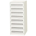 軽量工具キャビネット ホワイト色 高さ1300mm 8段引出し 耐荷重50kg(1引出し・均等荷重)法人のお客様限定商品 【PA-1308W】