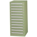 軽量工具キャビネット 高さ1300mm 12段引出し 耐荷重50kg(1引出し・均等荷重)法人のお客様限定商品 【PA-1312】
