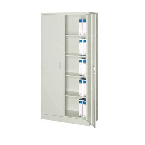 両開き書庫 鍵付き W880×D380×H1790mm 法人様限定商品 [N603]