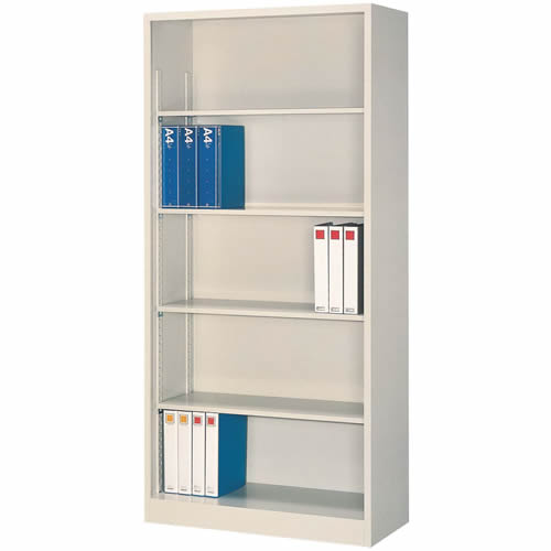 樂天商城 - A4対応 オープン書庫 W880×D400×H1860mm 法人様限定商品 [FO40-G19]